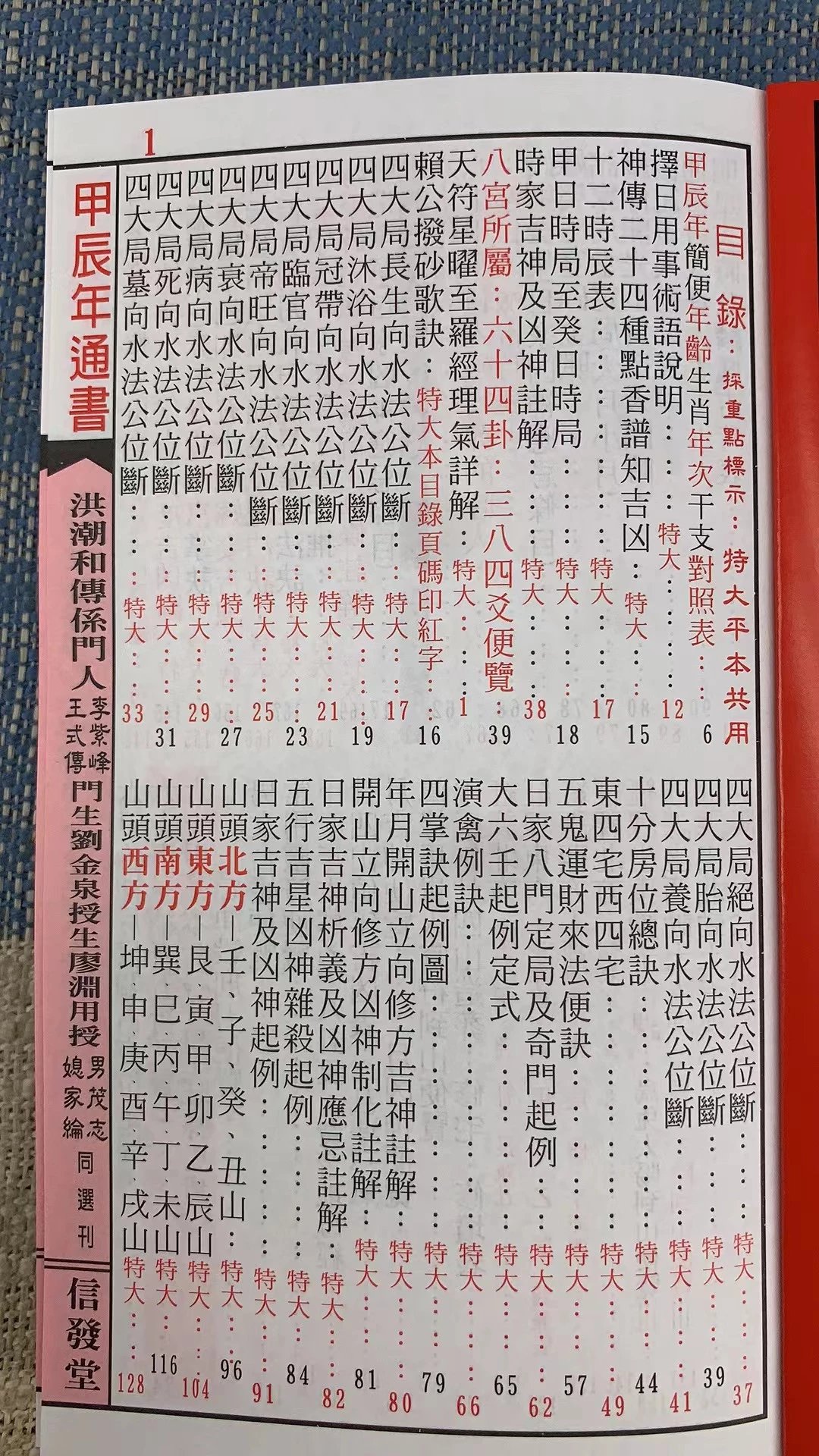 正版 2024年信发堂廖渊用通书便览(平本)高清大图