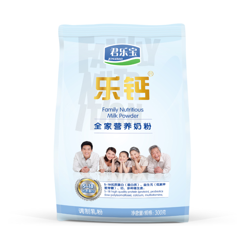君乐宝junlebao乐钙成人粉全家营养奶粉袋装300g