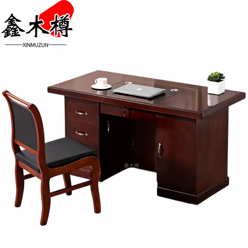 鑫木樽办公桌椅1.6m套高清大图