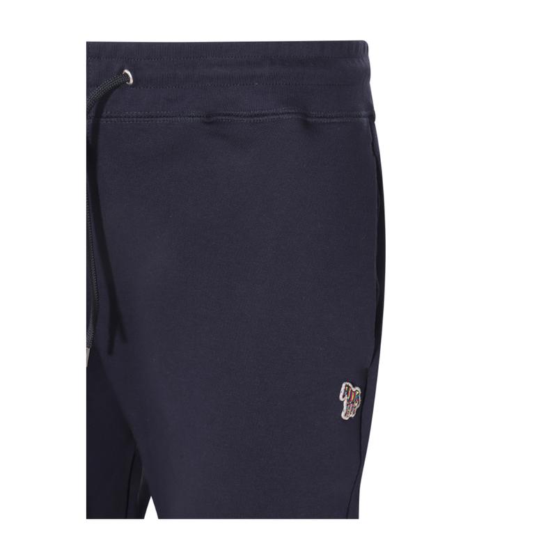 Paul Smith抽身男士休闲直筒裤罗纹饰边松紧脚踝侧开衩口袋高清大图