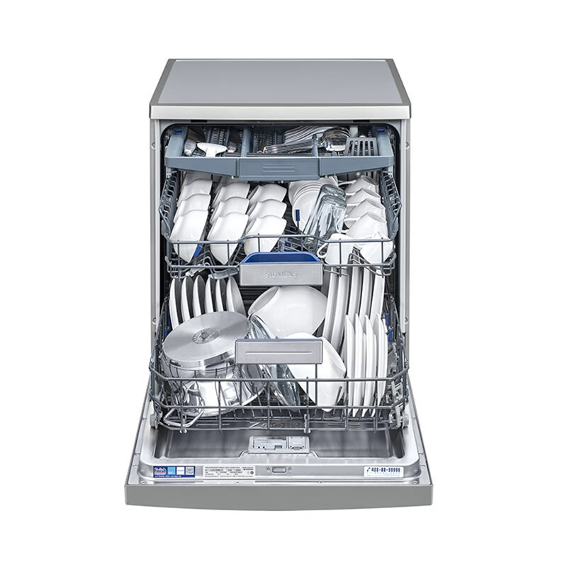 西门子 16套大容量独立嵌入 SJ25ZI00MC 独嵌两用晶蕾烘存蒸饭柜高清大图