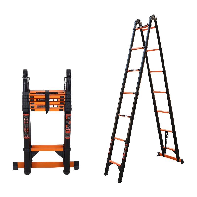 围达 碳钢伸缩梯 2.9m+2.9m(2×7步) 个高清大图