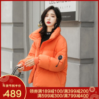 高梵羽绒服女短款小个子2019新款 韩版宽松立领冬季外套女潮