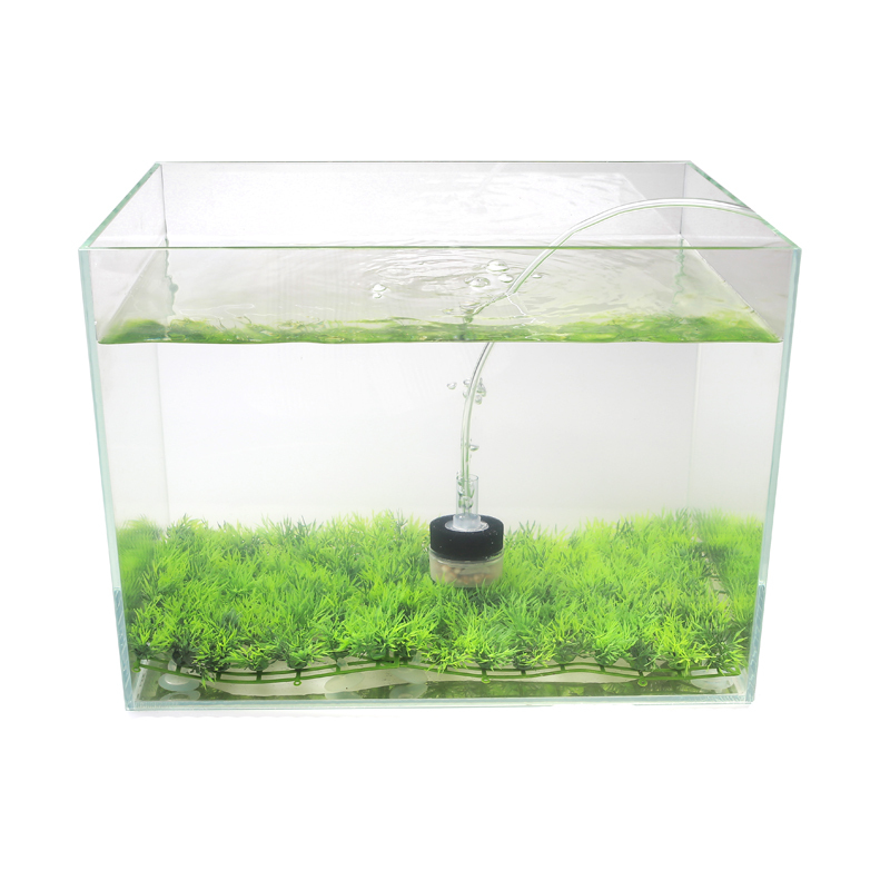 水族箱过滤迷你水妖精气动式生化净水过滤器陶瓷圆形电动大号养鱼高清大图