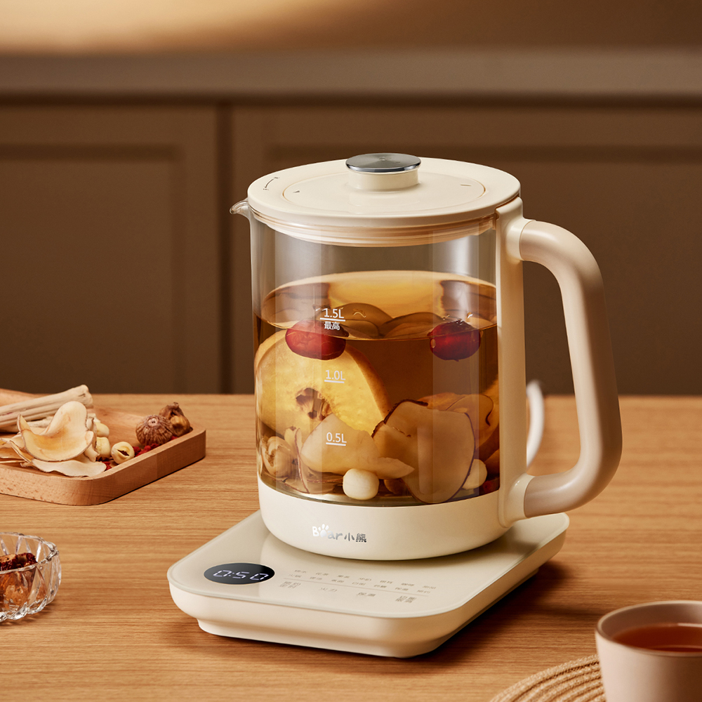 小熊养生壶家用多功能烧水壶煮茶器泡茶煮茶壶办公室小型2024新款YSH-E15M1高清大图