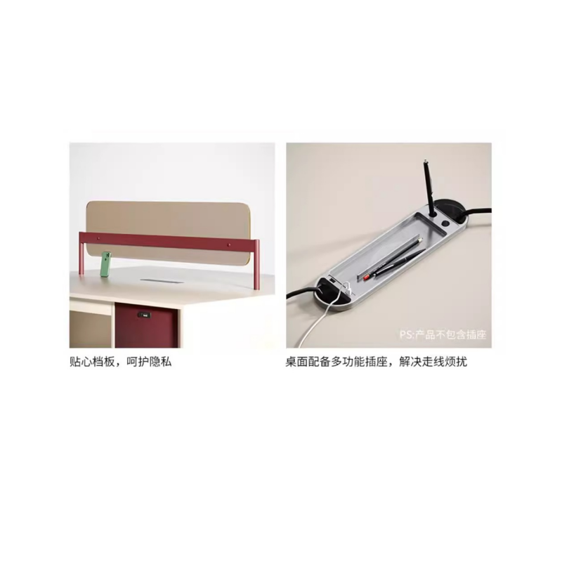 铭思达屏风工位5.6米八人位张高清大图