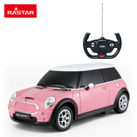 星辉(Rastar)宝马MINI电动遥控车儿童玩具 1:14遥控汽车宝马车模型21800粉红色