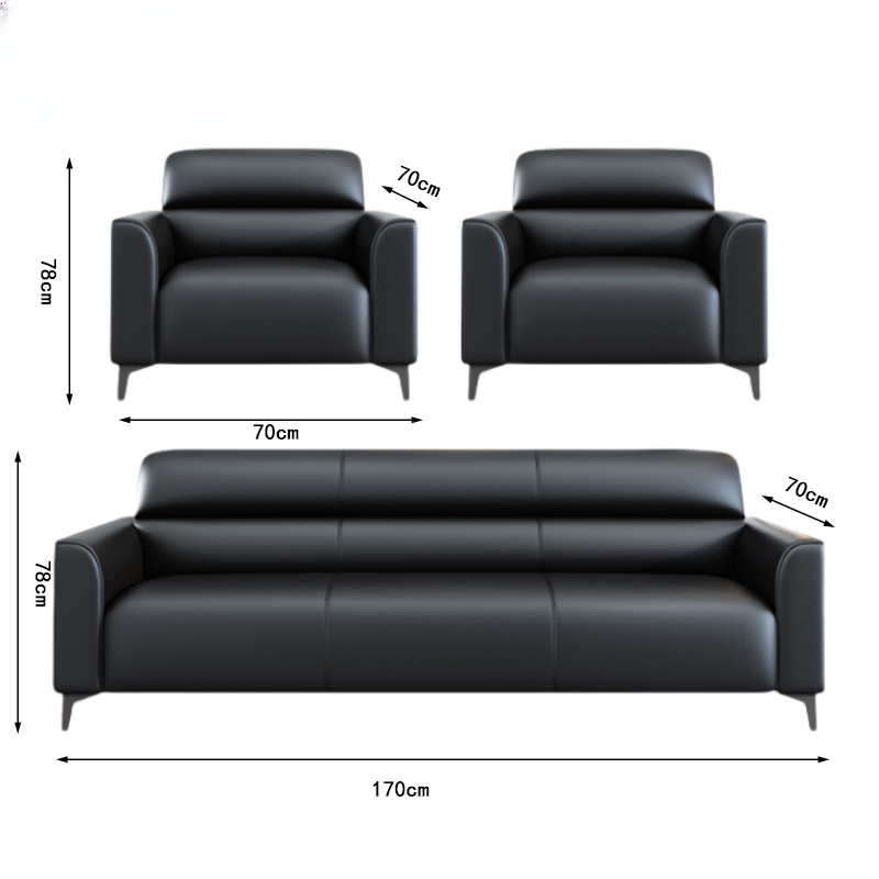悦兴诚接待沙发单位+单位+三人位套高清大图