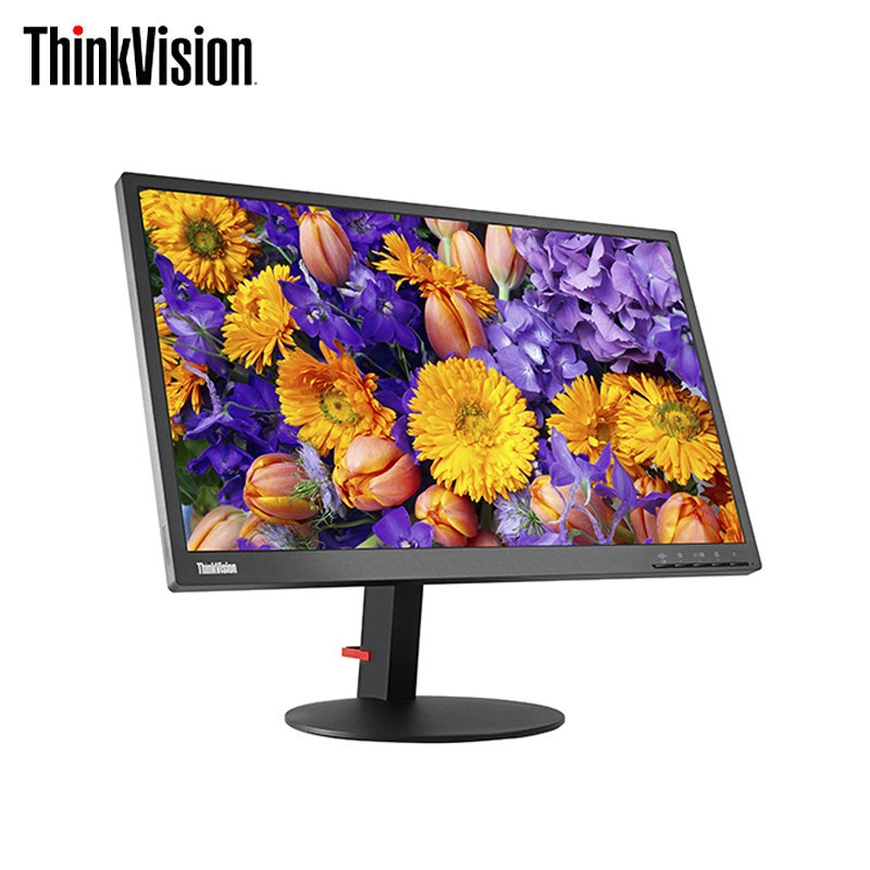联想ThinkVision TE24-10 23.8英寸IPS FHD电脑显示器 低蓝光 VGA+HDMI+DP接口