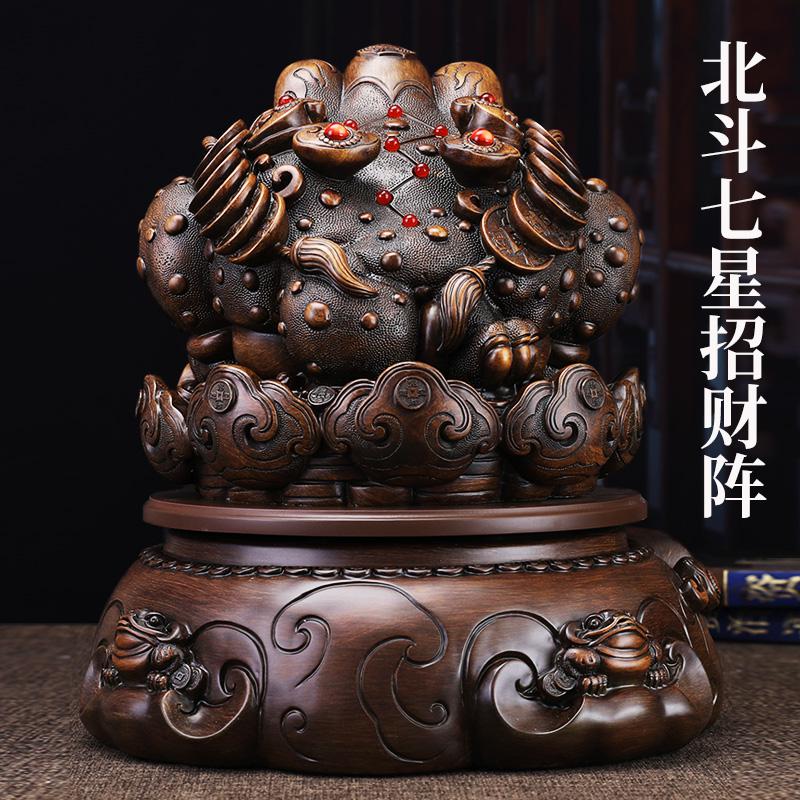 美帮汇金蟾摆件大号金蟾三足蟾蜍金蝉客厅装饰店铺送礼开业礼品高清大图