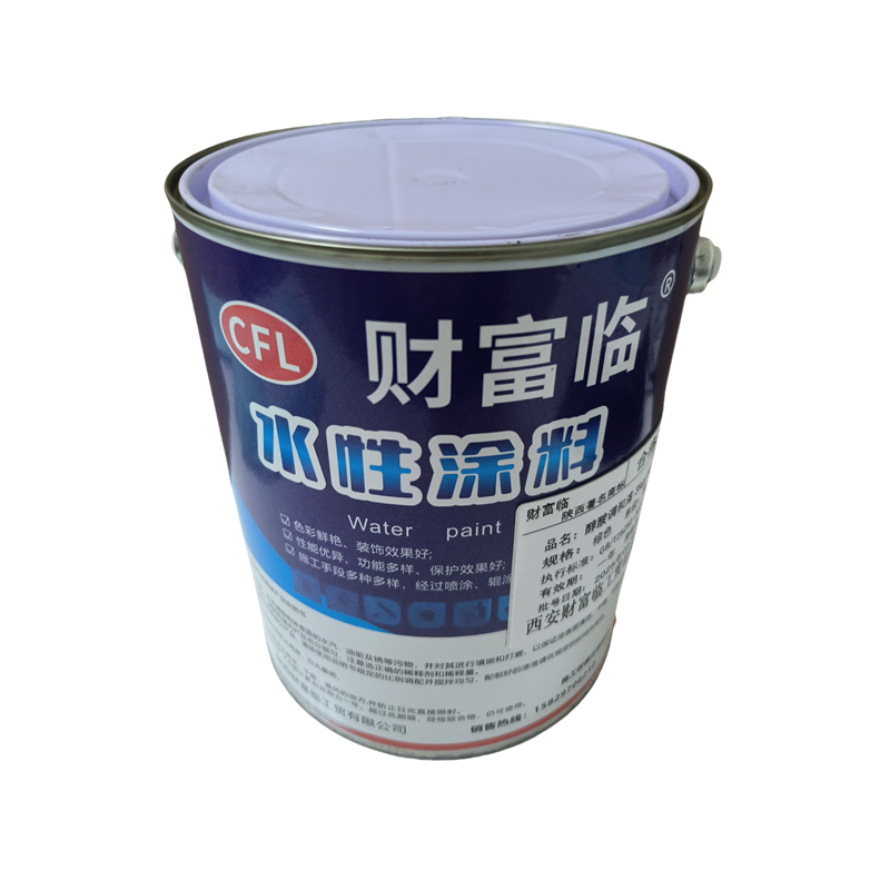财富临 醇酸调和漆 3kg/桶 棕色 桶高清大图