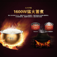苏泊尔(SUPOR)CFXB40HK9-160电饭煲IH电磁加热 智能WIFI智能控制4L立体钛金球釜 合金内胆预约功能