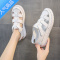 SUNTEK护士鞋女凉鞋夏季软底透气防滑舒适夏天白护小白鞋不累脚