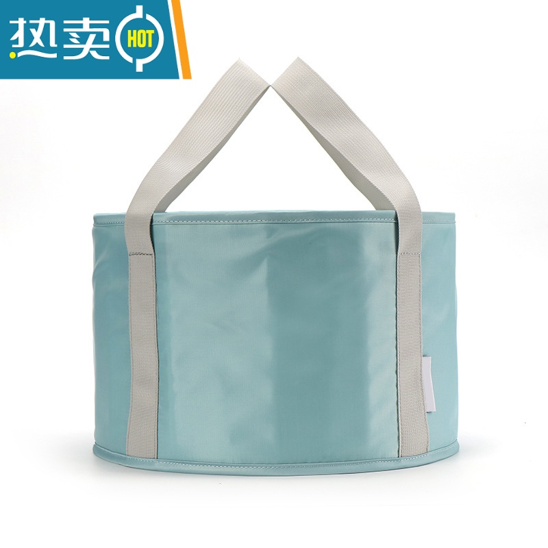 JING PING可折叠泡脚袋便携式水桶保温洗衣水盆加厚旅行旅游洗脚袋高器深高清大图