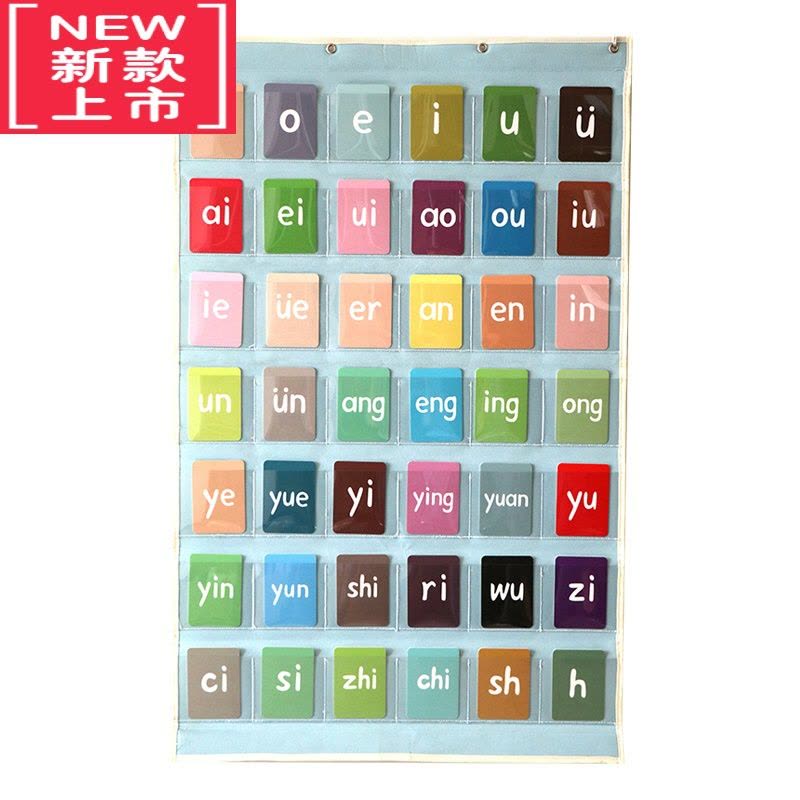 可莉允宝宝识字卡挂袋小象汉字游戏卡配套卡袋儿童早教启蒙学习挂袋字图片