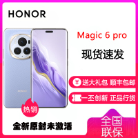 荣耀Magic6 Pro 12GB+256GB 流云紫 1.8亿像素潜望长焦 第三代骁龙8旗舰芯 荣耀巨犀玻璃十倍耐摔 鸿雁卫星通信 5G手机