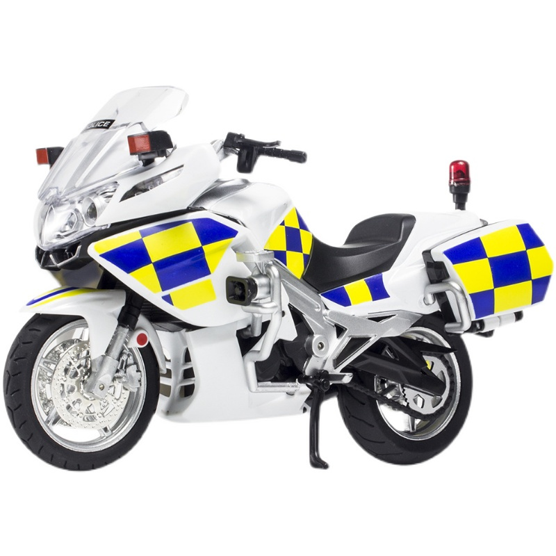 盒装 摩托车 华一仿真1:12合金男式650g国宾车模型摩托迎宾车模摆件