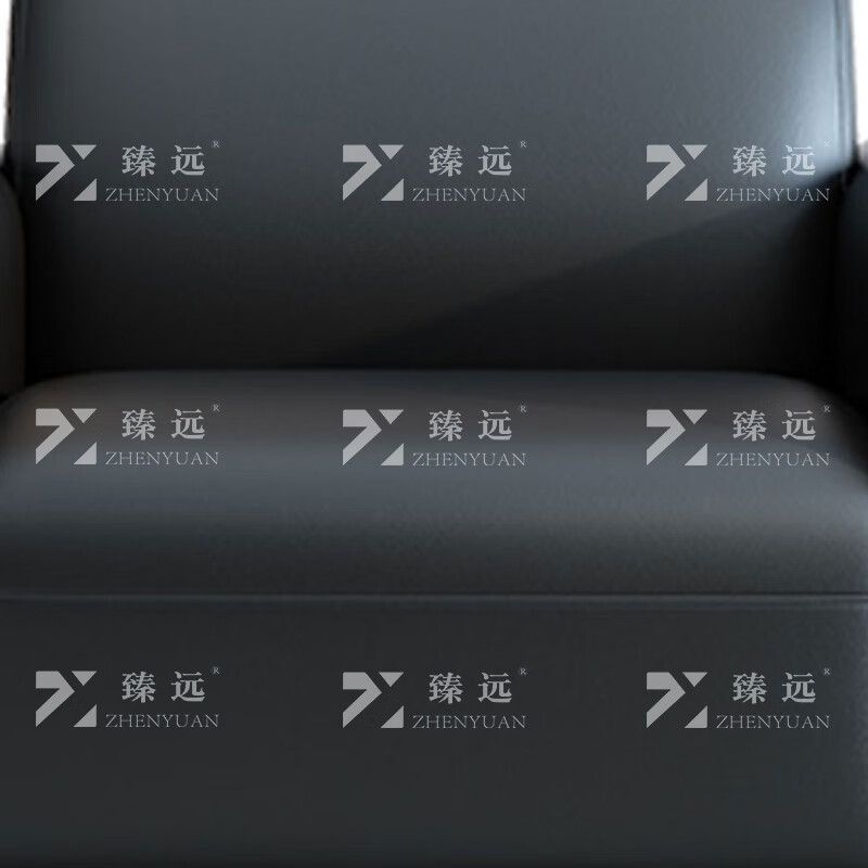 臻远ZYJJ-80341 简约现代商务会客洽谈公司接待沙发西皮单人位
