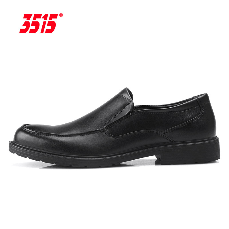 际华3515强人春夏季休闲皮鞋男士真皮商务正装中年爸爸鞋透气鞋子