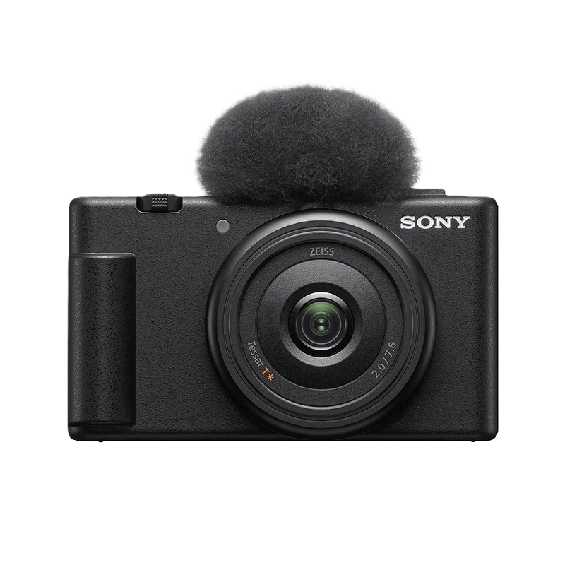索尼(Sony)ZV-1F学生入门相机 逛展探店扫街 怎么拍都好看 超广角定焦20mm F2.0大光圈镜头 小巧轻便 Vlog相机 黑色