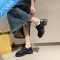 SUNTEK小皮鞋女款英伦风单鞋2023新款夏季百搭配裙子厚底粗跟乐福鞋春秋