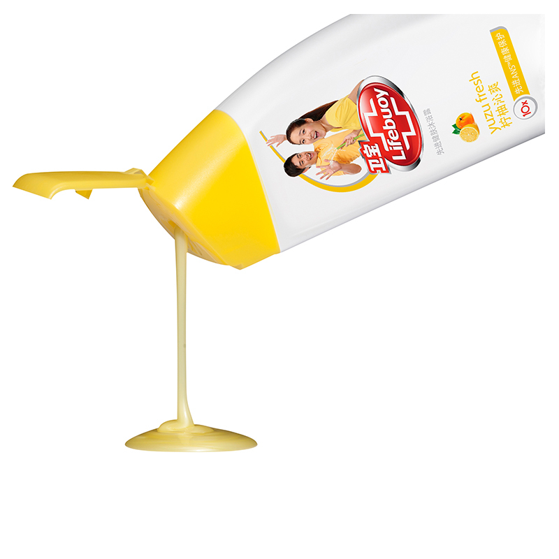卫宝 (Lifebuoy) 先进健肤沐浴露 柠柚沁爽400ml【联合利华】