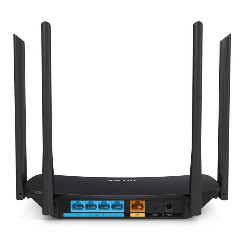 TP-LINK双千兆路由器 无线家用穿墙AC1200 5G双频wifi WDR5620千兆版黑色