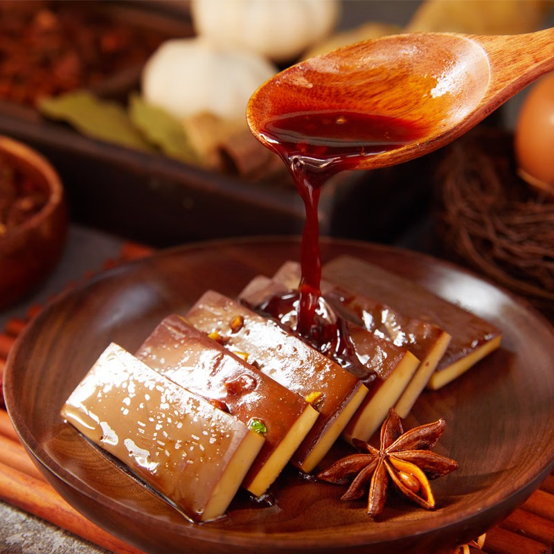 [满199减100]来伊份 酱香蛋干162g卤香味 鸡蛋干豆腐干休闲零食小吃素食办公室下午茶夜宵小食高清大图