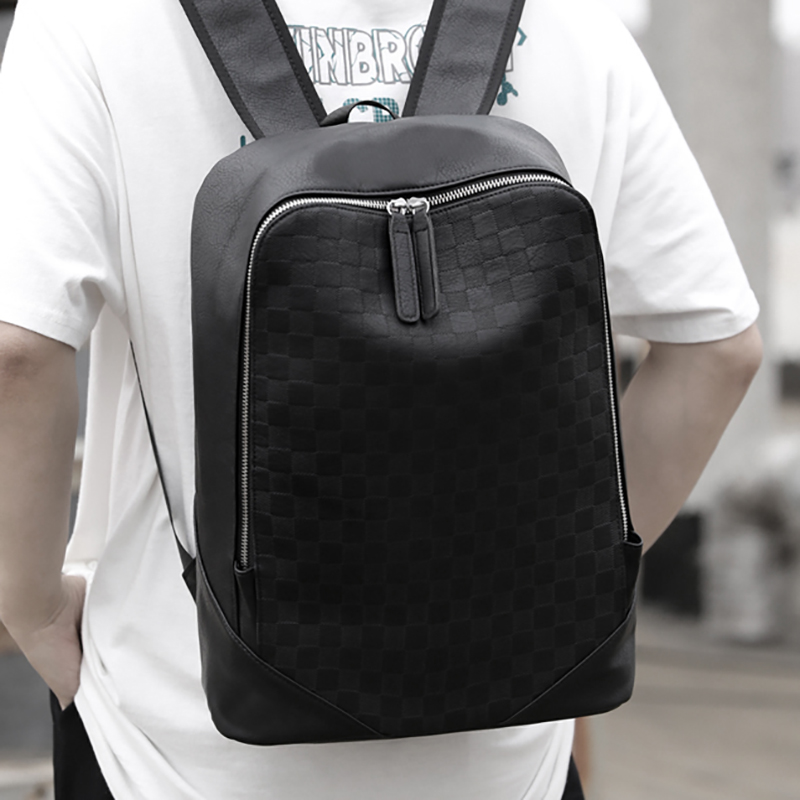 Z.M.N.(法国啄木鸟)商务休闲轻奢皮革双肩包-阿尔ZRB-0978高清大图