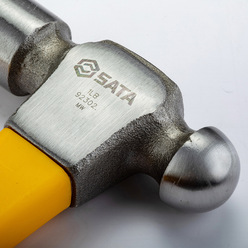 世达(SATA)玻璃纤维柄 圆头锤榔头 2磅 92304)1把(货期3-5天)高清大图