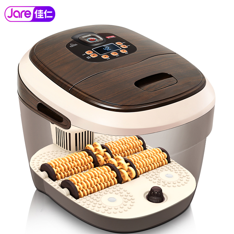 佳仁(JARE)390-5 按摩泡脚盆深桶洗脚盆足浴机器足疗盆加热泡脚桶电动
