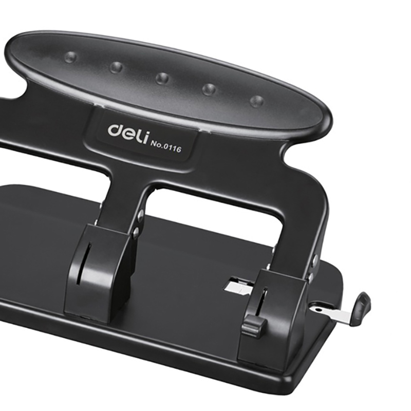 得力0116三孔打孔机 1只装高清大图