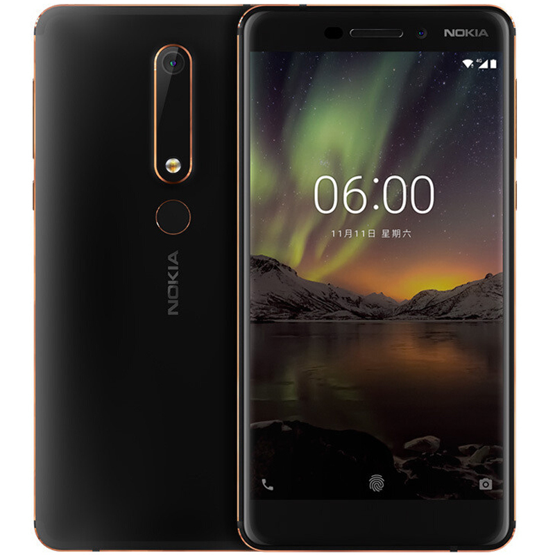 诺基亚6nokia6新诺基亚6第二代4gb32gb黑色全网通双卡双待移动联通