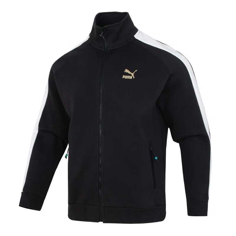 彪马(PUMA) 情侣运动服舒适时尚夹克休闲服风衣外套男 625831-01高清大图