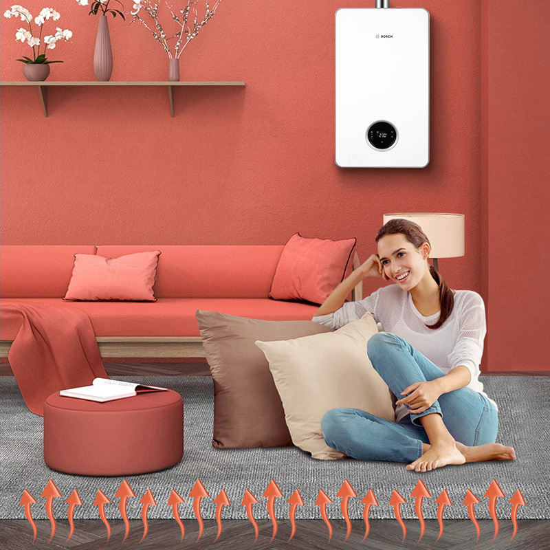 博世(BOSCH)7100-24KW 壁挂炉采暖炉盖世系列采暖燃气热水器两用天然气地暖暖气片锅炉无噪音变频风机