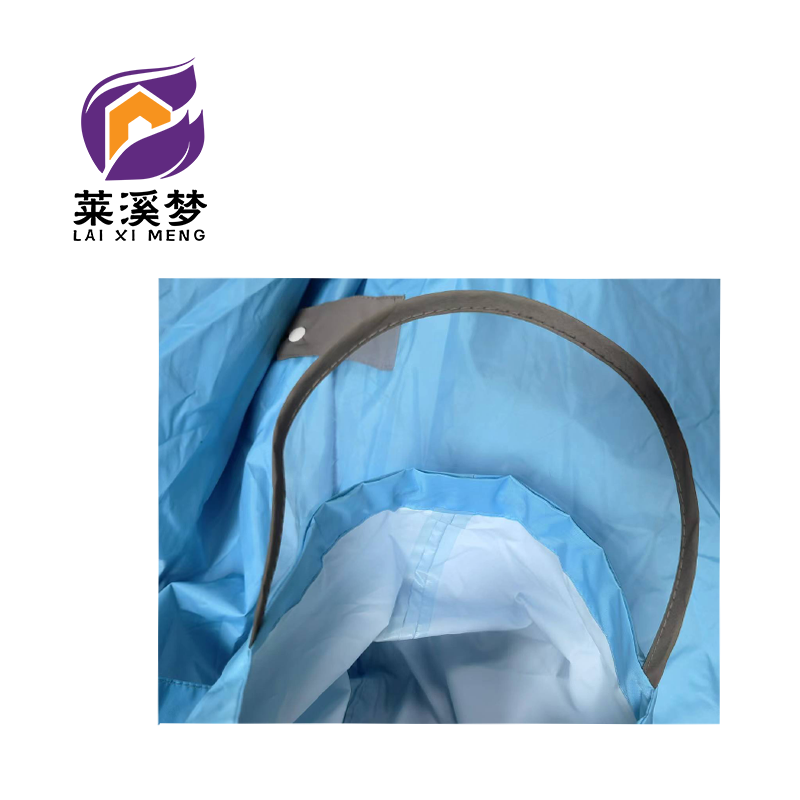 雨披涤纶轻薄透气四合一电动车徒步背包骑车步行雨衣