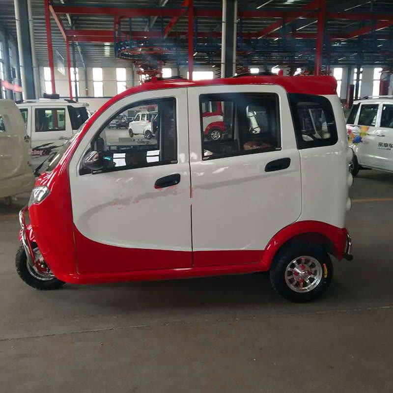 苏宁推荐 婉晨 新能源可上牌的电动三轮车电动四轮能上牌的电动车老年代步车全封闭助残车迷你型接送孩子电瓶车图片