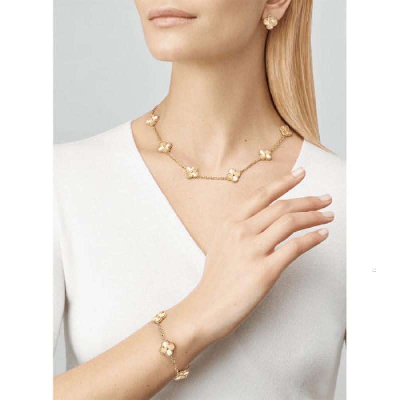 vancleefarpels梵克雅宝经典款vintagealhambra系列18k金金玑镂花