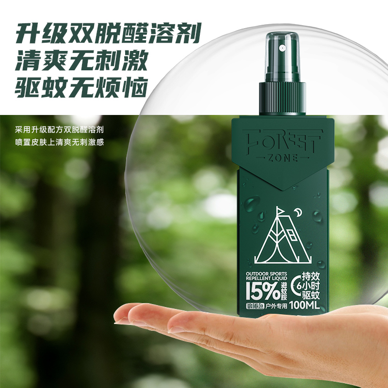森林地带 肩章系列 驱蚊液-100ML(野趣款)高清大图