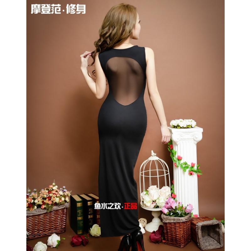 透视旗袍夫妻情趣内衣女露乳激情套装骚极度诱惑黑色性感睡衣
