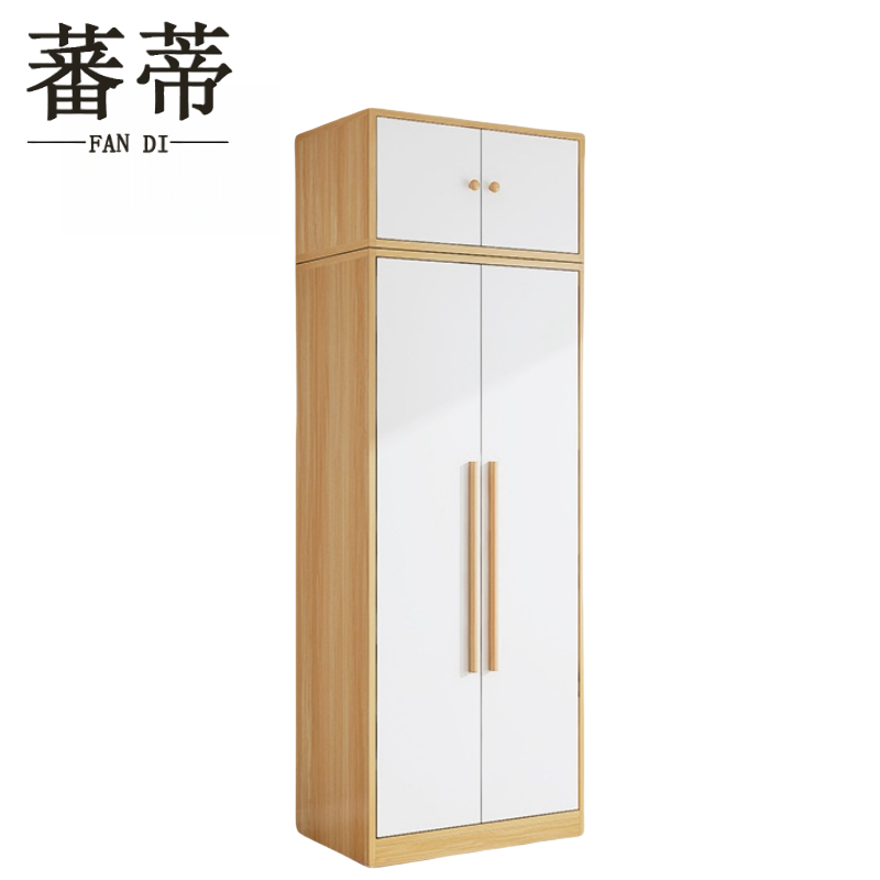 蕃蒂衣柜二门含顶柜台高清大图
