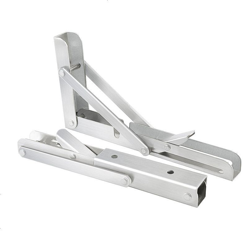 不锈钢可折叠三角脚支架墙壁上隔板置物架支撑架层板拖活动托架