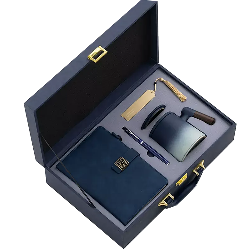 西科A5皮面笔记本 100页创意记事本笔记本加笔套装XW-BJB高清大图