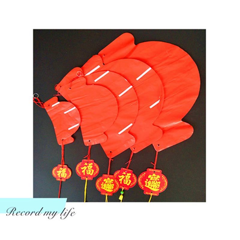 [苏宁自营]塑纸灯笼塑纸圆形蜂窝灯笼 结婚婚庆灯笼元旦圣诞春节折叠纸灯笼直径40cm 10个