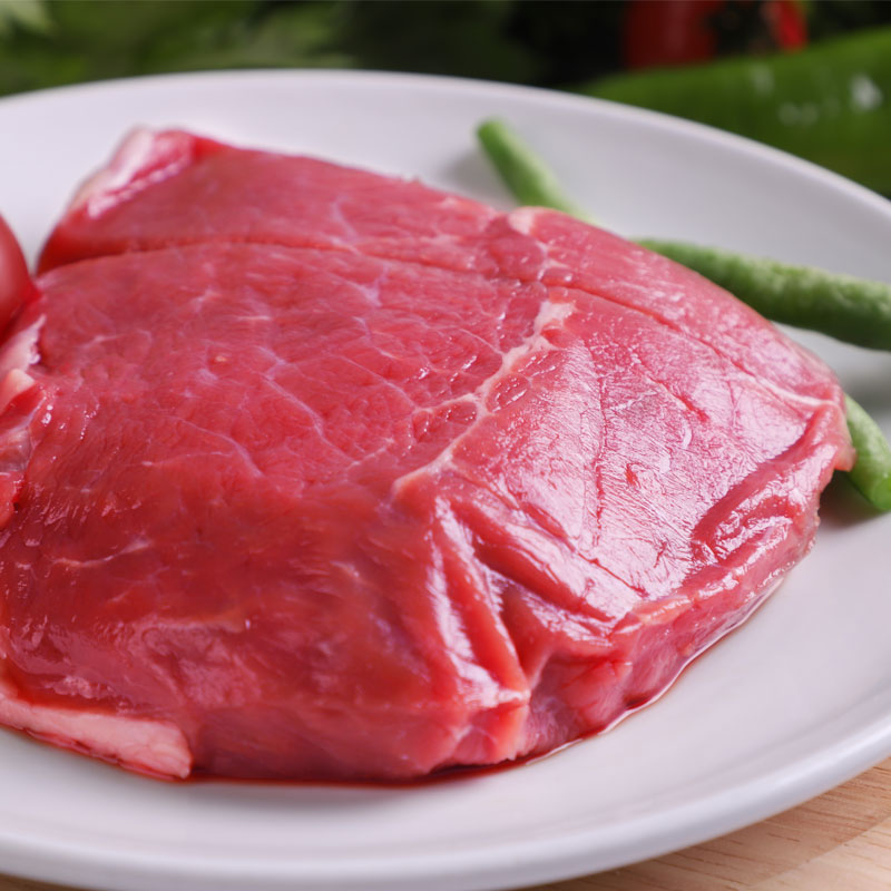 伊赛(yisai)谷饲原切牛腿肉*1袋装 300g 清真牛肉 国产新鲜高清大图