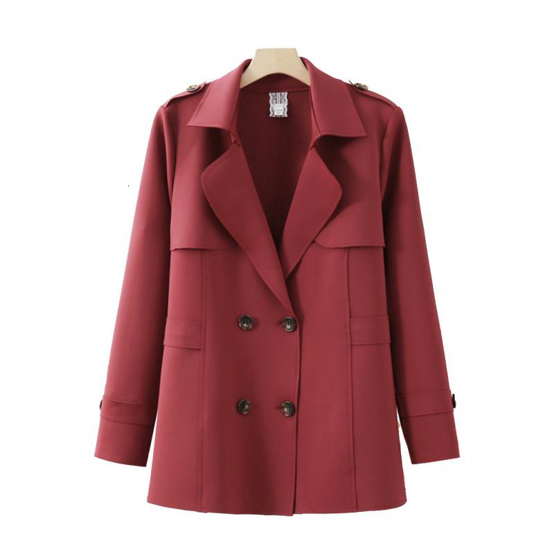 中年风衣外套女中年妈妈洋气秋装2023新款中老年春秋薄款夹克上衣_394高清大图