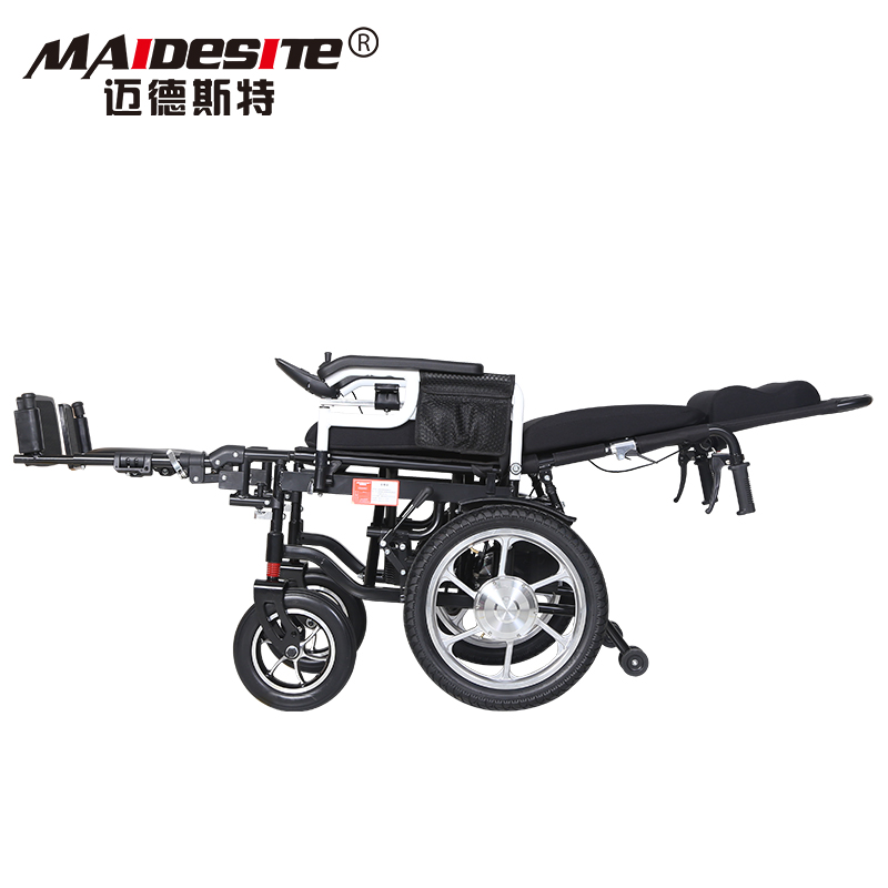 迈德斯特(MAIDESITE)电动轮椅20AH高靠背锂电池可全躺款 智能全自动老人折叠轻便老年残疾人代步四轮车高清大图