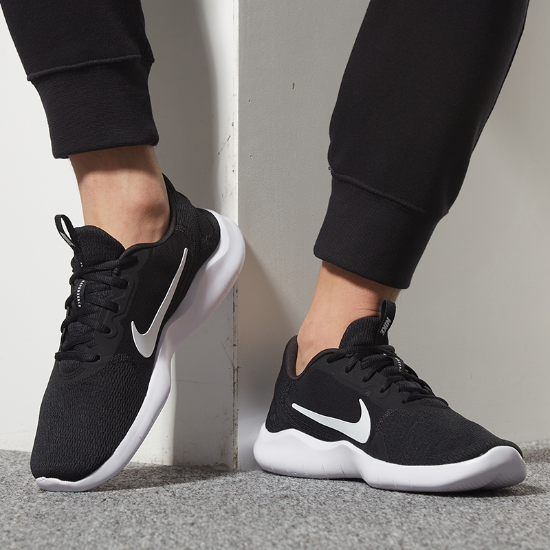 Nike耐克男鞋2021冬季新款FLEX 9赤足轻便透气跑步鞋