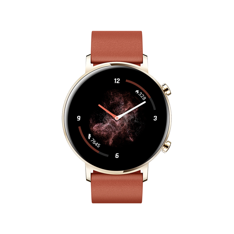 HUAWEI WATCH GT 2 时尚款 栗木红(42mm)华为智能手表 麒麟A1芯片 强劲续航 百种运动模式