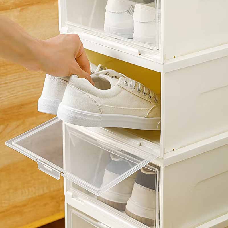 空間専門家(SPACEXPERT) 塑料鞋盒收纳盒大号透白 鞋盒